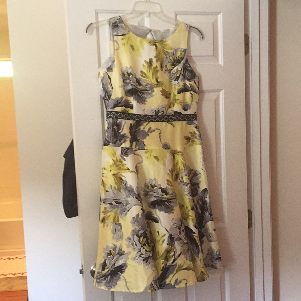 Yellow and Black Dress